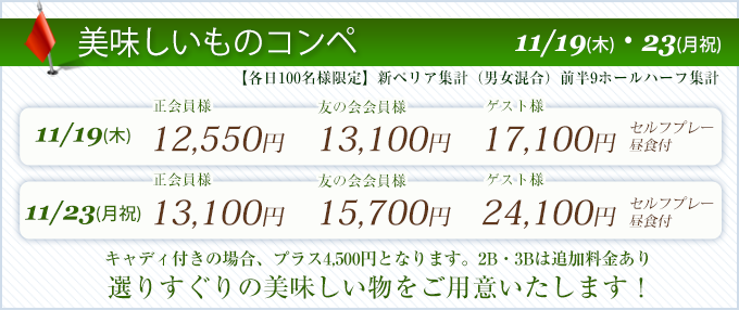 美味しいものコンペ